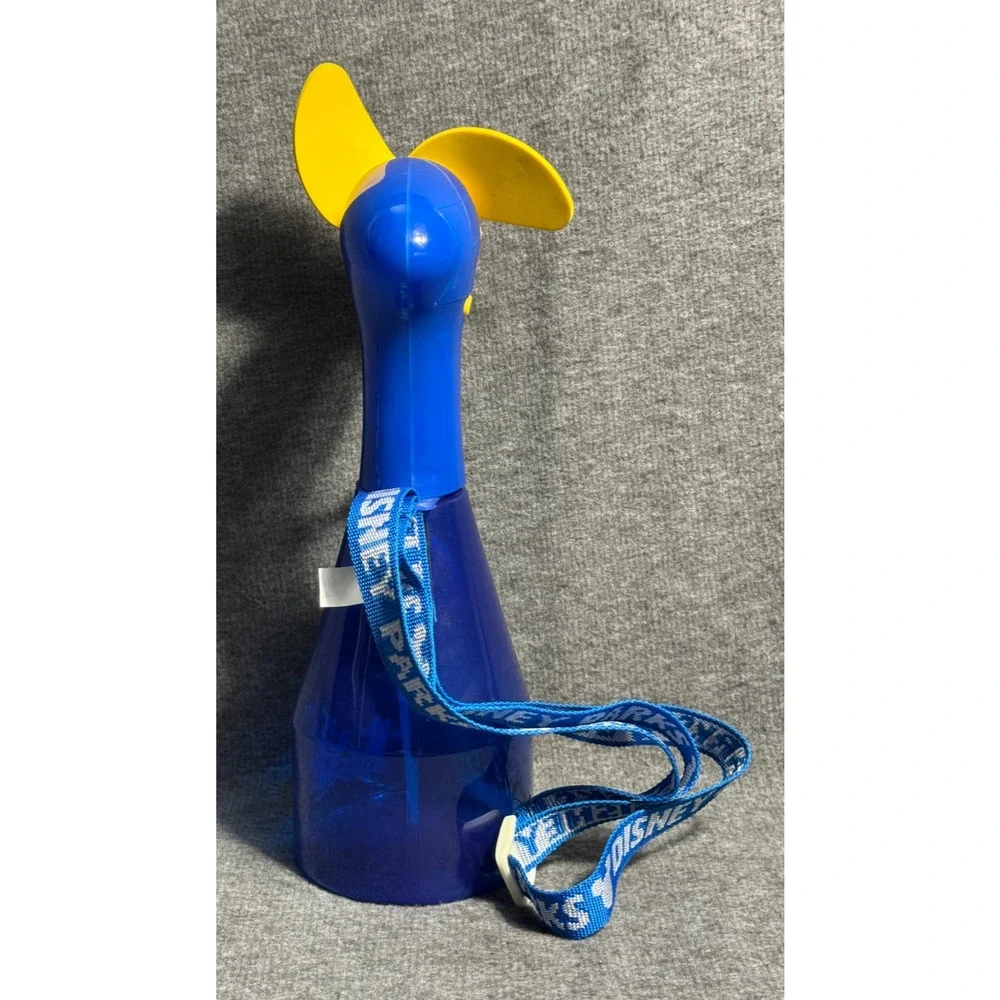 Disney Parks Mickey Mouse Misting Fan Cooling Water Spray Bottle With Lanyard